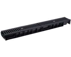 Лоток Ecoteck STANDART 100.65 h69 с решеткой 100 чугунной, кл.С250