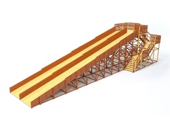 Всесезонная тюбинговая горка