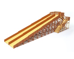 Всесезонная тюбинговая горка