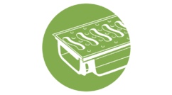 Водоотводные лотки пластиковые. Серия Ecoteck STANDART 100